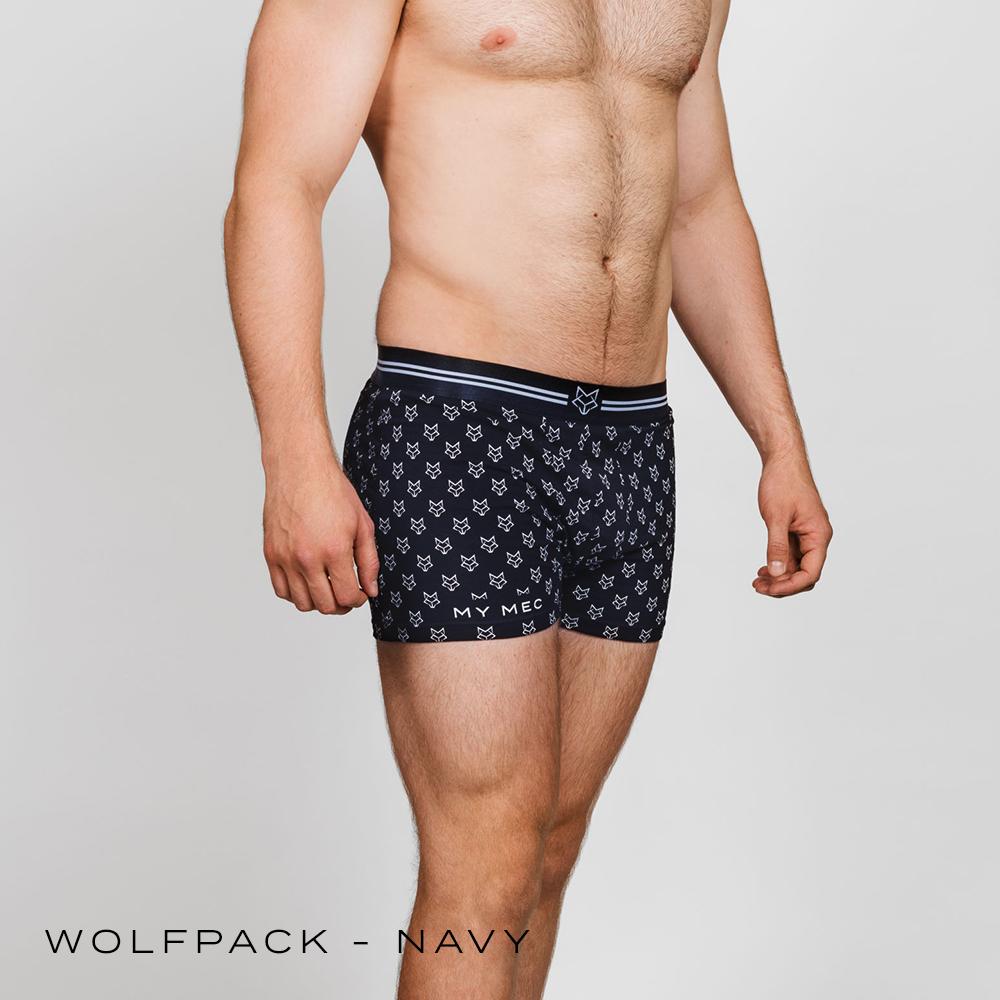 Underwear - Navy Wolf